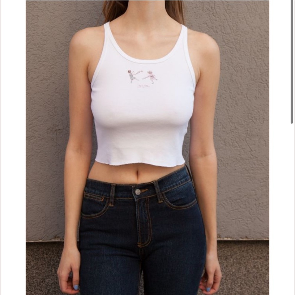 brandy melville don’t play with my heart tank